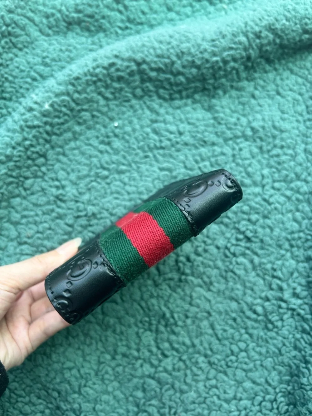 NWT Authentic Gucci Web Canvas & Guccissima Leather Bifold Men’s Wallet